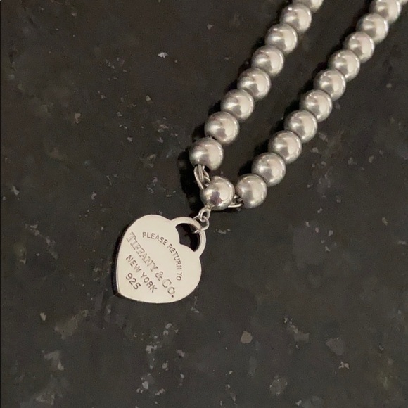 ** ⭐️SOLD⭐️** Tiffany & Co. Bead Heart Bracelet - Picture 1 of 7
